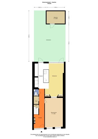 Floorplan - Schermerstraat 2, 2013 ES Haarlem